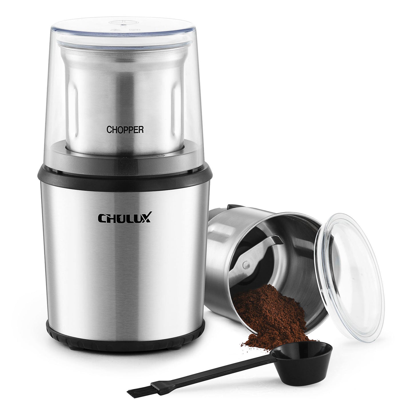CHULUX Coffee Grinder Electric,Built-In Sharp Blade Spice Grinder